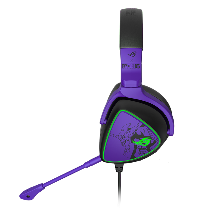 Asus ROG Delta S Eva Ai Noise Cancelling Detachable Microphone Wired Headset