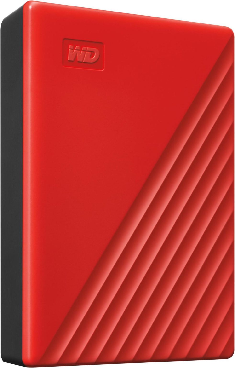 Western Digital 4TB My Passport USB 3.2 Portable Slim External Hard Drive - Red (WDBPKJ0040BRD-WESN)