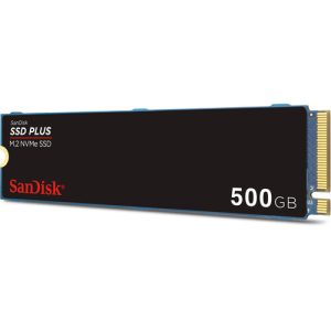 Sandisk Plus 500GB M.2.NVMe PCIe Gen 3.0 Internal SSD - SDSSDA3N-500G-G26
