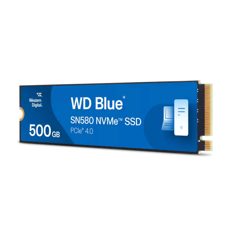 Western Digital 500GB Blue SN580 4000MB/s NVMe SSD - WDS500G3B0E-00CHF0