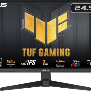 Asus 24.5" TUF Gaming VG259Q3A Fast IPS FHD Freesync Adaptive Sync 180Hz 1ms Built-In Speaker Gaming Monitor