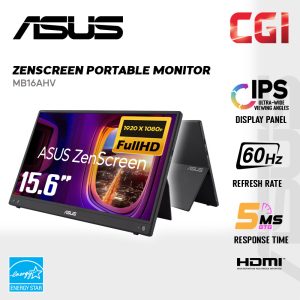 Asus 16" Zenscreen MB16AHV IPS FHD USB-C Mini HDMI Antibacterial Treatment Ultraslim Portable Monitor