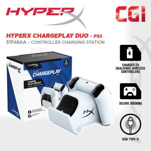 HyperX ChargePlay Duo - Controller Charging Station for PS5 - 51P68AA