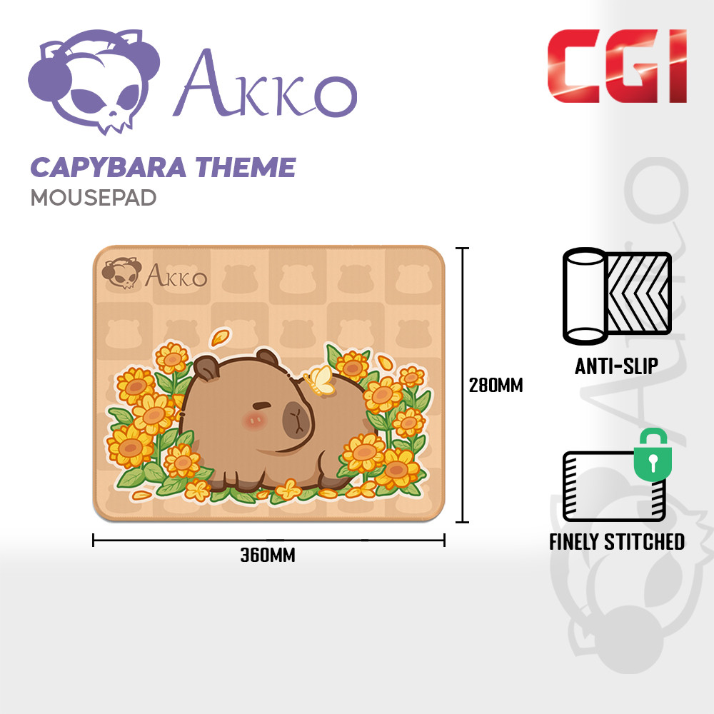 Akko Capybara Anti Slip Mousepad