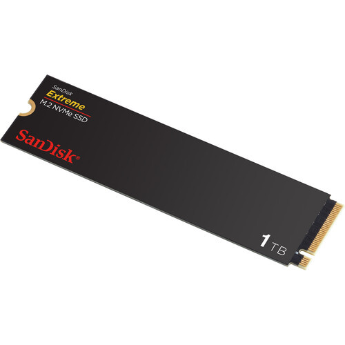 Sandisk Extreme 1TB M.2.NVMe PCIe Gen 4.0 Internal SSD - SDSSDX3N-1T00-G26