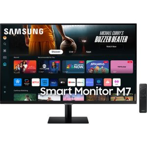 Samsung 32" M7 LS32DM700UEXXS VA 4K UHD HDR10 Tizen Build In Speaker Solarcell Remote Smart Monitor