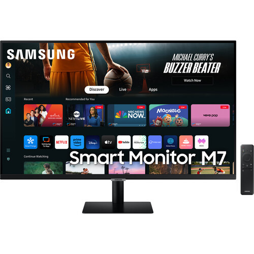 Samsung 32" M7 LS32DM700UEXXS VA 4K UHD HDR10 Tizen Build In Speaker Solarcell Remote Smart Monitor