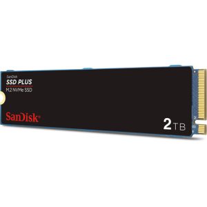 Sandisk Plus 2TB M.2.NVMe PCIe Gen 3.0 Internal SSD - SDSSDA3N-2T00-G26