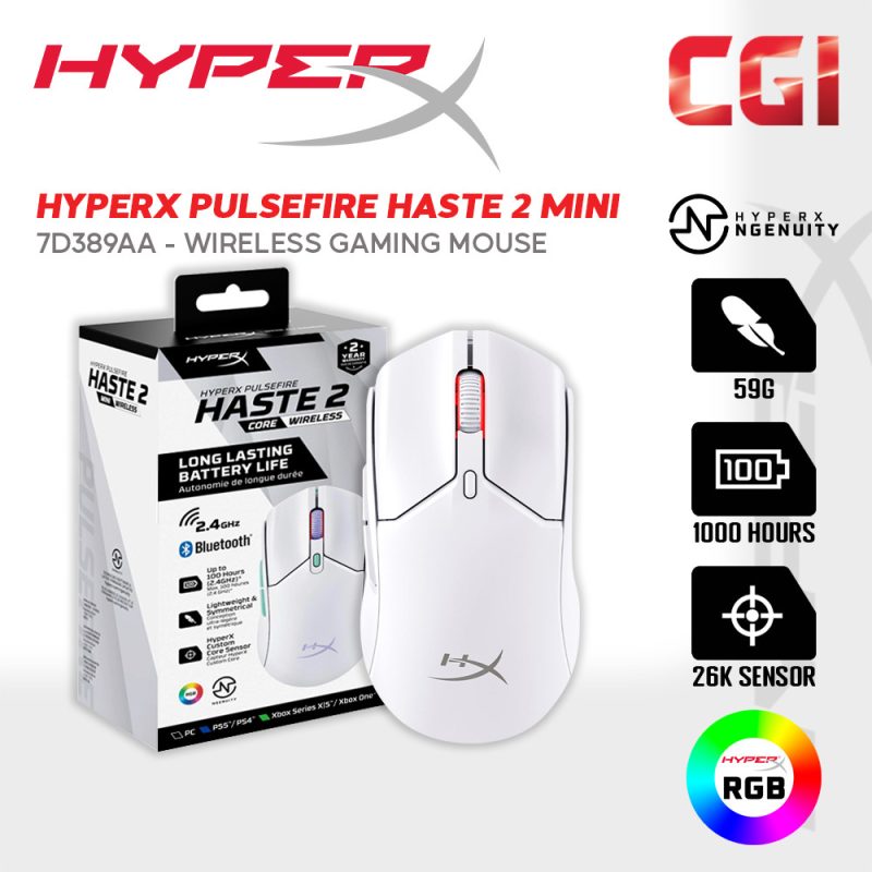 HyperX Pulsefire Haste Mini Ultra Lightweight Wireless Gaming Mouse