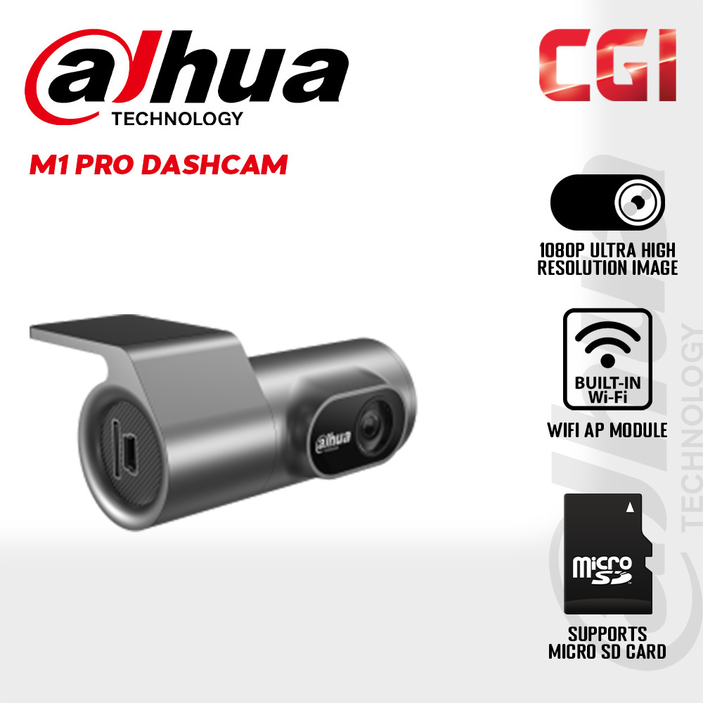Dahua M1 Pro 1080P Wi-Fi AP HD Night Vision G-Sensor Mini USB Dashcam