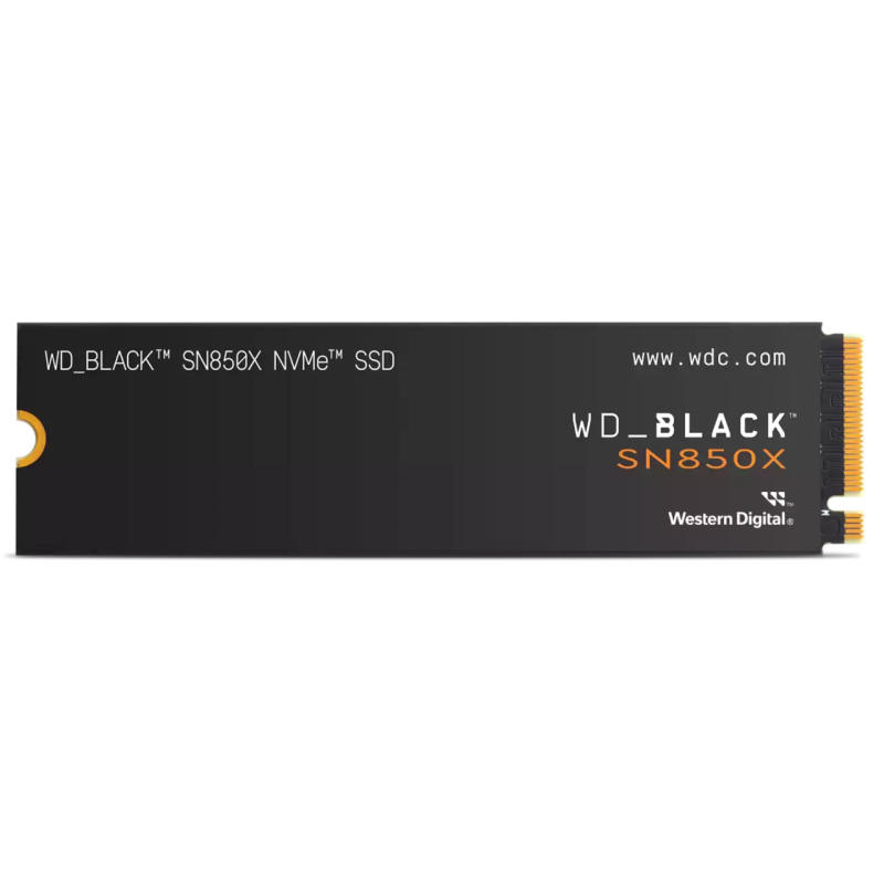 Western Digital 2TB Black SN850X 7300MB/s NVMe SSD PCIe Gen 4 w/o Heatsink - WDS200T2X0E-00BCA0