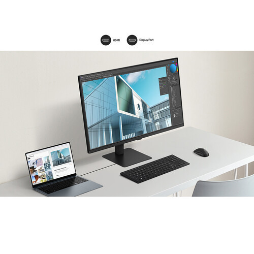 Samsung 27" Viewfinity S70D LS27D700EAEXXS IPS 4K UHD HDR10 60Hz 5ms Eye Care Monitor