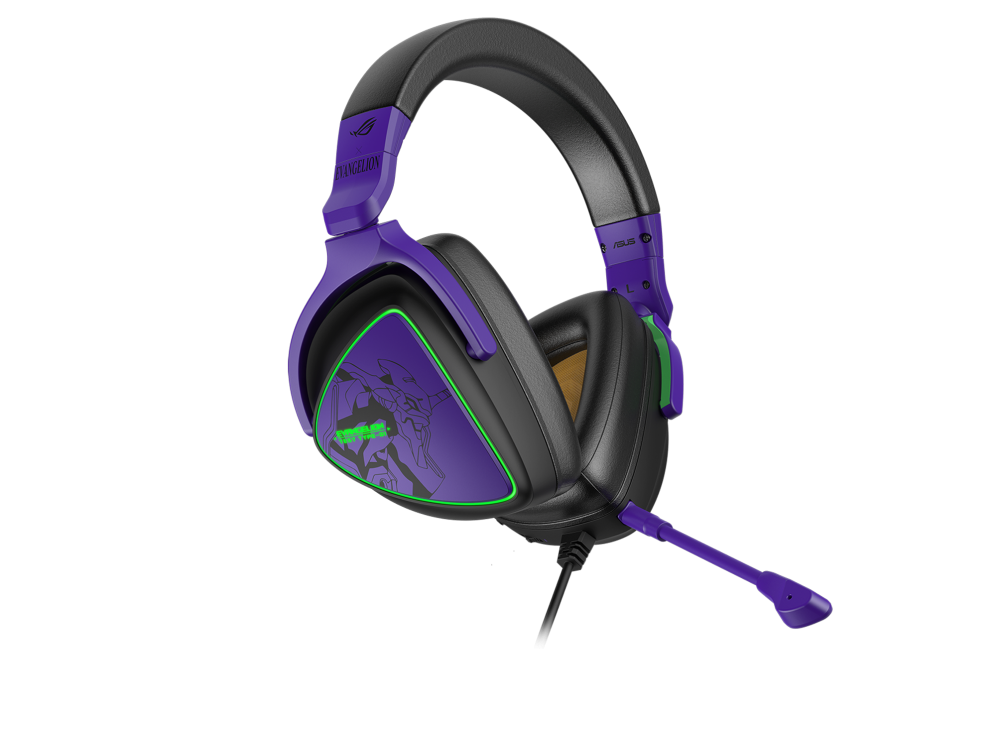 Asus ROG Delta S Eva Ai Noise Cancelling Detachable Microphone Wired Headset
