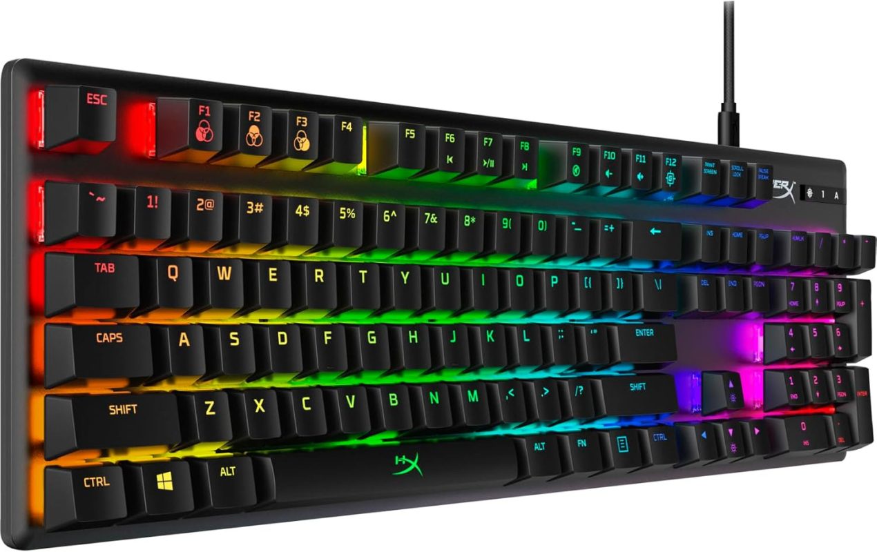 HyperX Alloy Origins Mechanical Red|Aqua|Blue Switch Wired Gaming Keyboard