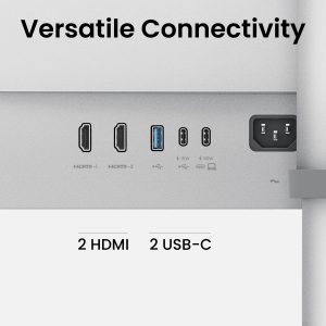 BenQ 31.5" MA320U IPS 4K UHD HDR600 60Hz 5ms Built-In Speaker PD90W USB-C Ergonomic Monitor For Macbooks