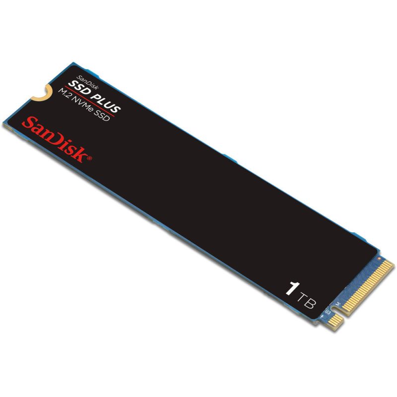 Sandisk Plus 1TB M.2.NVMe PCIe Gen 3.0 Internal SSD - SDSSDA3N-1T00-G26