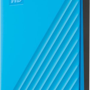 Western Digital 4TB My Passport USB 3.2 Portable Slim External Hard Drive - Blue (WDBPKJ0040BBL-WESN)
