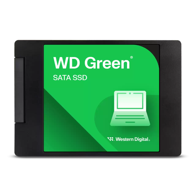 Western Digital 480GB 2.5" Cased 545MB/s Green SATA SSD - WDS480G3G0A-00BJG0