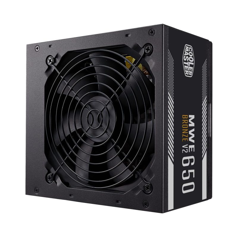 Cooler Master MWE 650 Bronze 80 Plus Certified V3 230V Power Supply PSU - MPE-6501-ACABW-3BUK