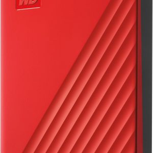 Western Digital 4TB My Passport USB 3.2 Portable Slim External Hard Drive - Red (WDBPKJ0040BRD-WESN)
