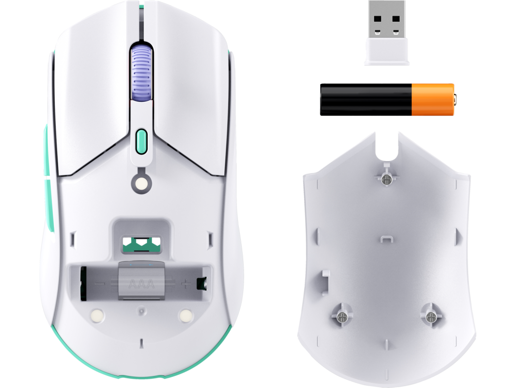 HyperX Pulsefire Haste 2 Core Wireless Gaming Mouse - White (8R2E7AA)