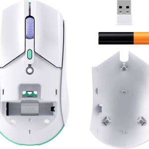 HyperX Pulsefire Haste 2 Core Wireless Gaming Mouse - White (8R2E7AA)
