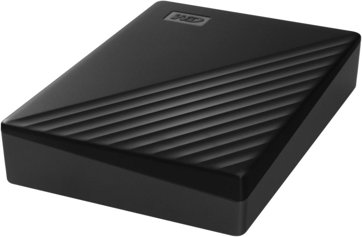 Western Digital 4TB My Passport USB 3.2 Portable Slim External Hard Drive - Black (WDBPKJ0040BBK-WESN)