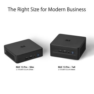 Asus NUC RNUC13ANHi70000 Intel i7-1360P Integrated Graphics Win11Home With Office Tall Case Mini PC