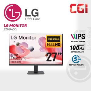 LG 27" 27MR400 IPS FHD IPS AMD FreeSync? 100Hz 5ms 3-Side Borderless Monitor