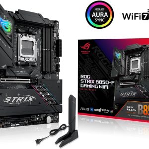 Asus ROG Strix B860-F 9066+ MT/s DDR5 PCIe 5.0 WiFi 7 Thunderbolt 4 Windows 11 Aura Sync Gaming WiFi Motherboard