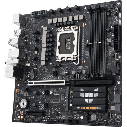 Asus TUF Gaming B860M-Plus-WiFi 8800+ MT/s DDR5 PCIe 5.0 WiFi 7 Windows 11 Aura Sync Motherboard