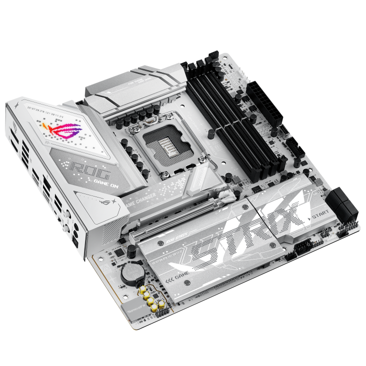 Asus ROG Strix B860-G 9066+ MT/s DDR5 PCIe 5.0 WiFi 7 Thunderbolt 4 Windows 11 Aura Sync Gaming WiFi Motherboard