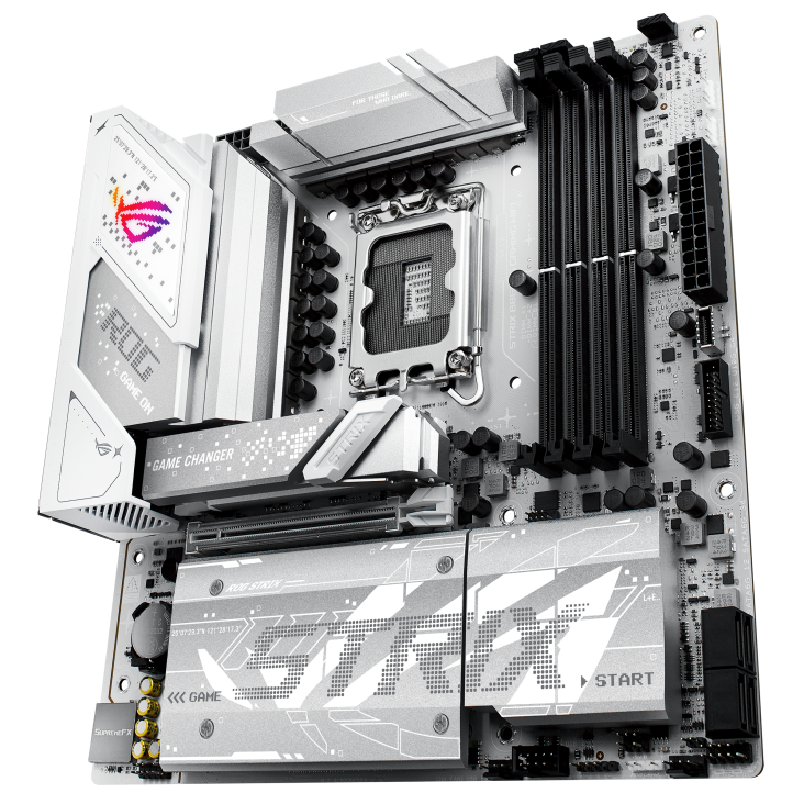 Asus ROG Strix B860-G 9066+ MT/s DDR5 PCIe 5.0 WiFi 7 Thunderbolt 4 Windows 11 Aura Sync Gaming WiFi Motherboard