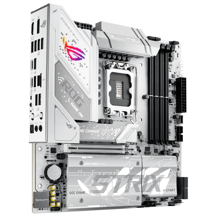 Asus ROG Strix B860-G 9066+ MT/s DDR5 PCIe 5.0 WiFi 7 Thunderbolt 4 Windows 11 Aura Sync Gaming WiFi Motherboard