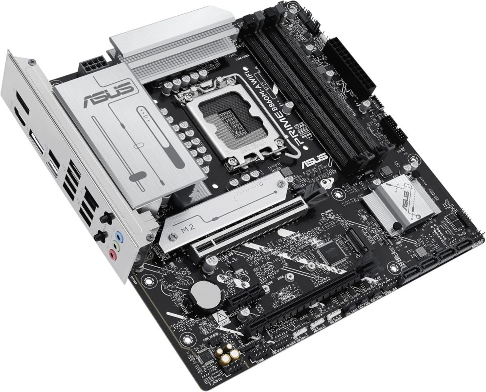 Asus Prime B860M-A-WIFI-CSM 8666+ MT/s DDR5 PCIe 5.0 WiFi 6E Windows 11 Aura Sync Motherboard