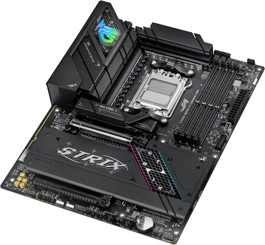 Asus ROG Strix B860-F 9066+ MT/s DDR5 PCIe 5.0 WiFi 7 Thunderbolt 4 Windows 11 Aura Sync Gaming WiFi Motherboard