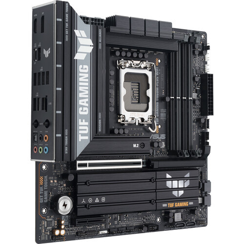 Asus TUF Gaming B860M-Plus-WiFi 8800+ MT/s DDR5 PCIe 5.0 WiFi 7 Windows 11 Aura Sync Motherboard
