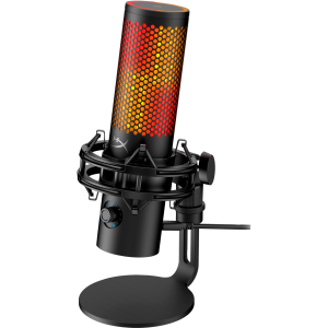 HyperX Quadcast 2 S Multifunctional Knob Shock Mount USB aRGB Gaming Microphone - 9A273AA