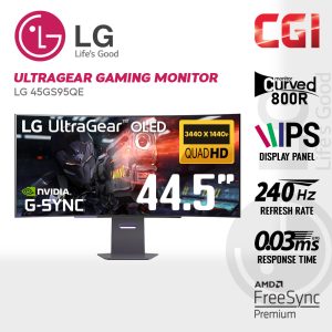 LG 45" UltraGear? OLED WQHD 240Hz 0.03ms G-Sync Compatible 800R Curved Gaming Monitor