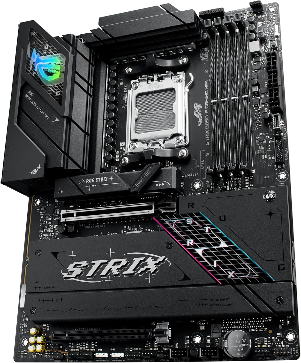 Asus ROG Strix B860-F 9066+ MT/s DDR5 PCIe 5.0 WiFi 7 Thunderbolt 4 Windows 11 Aura Sync Gaming WiFi Motherboard