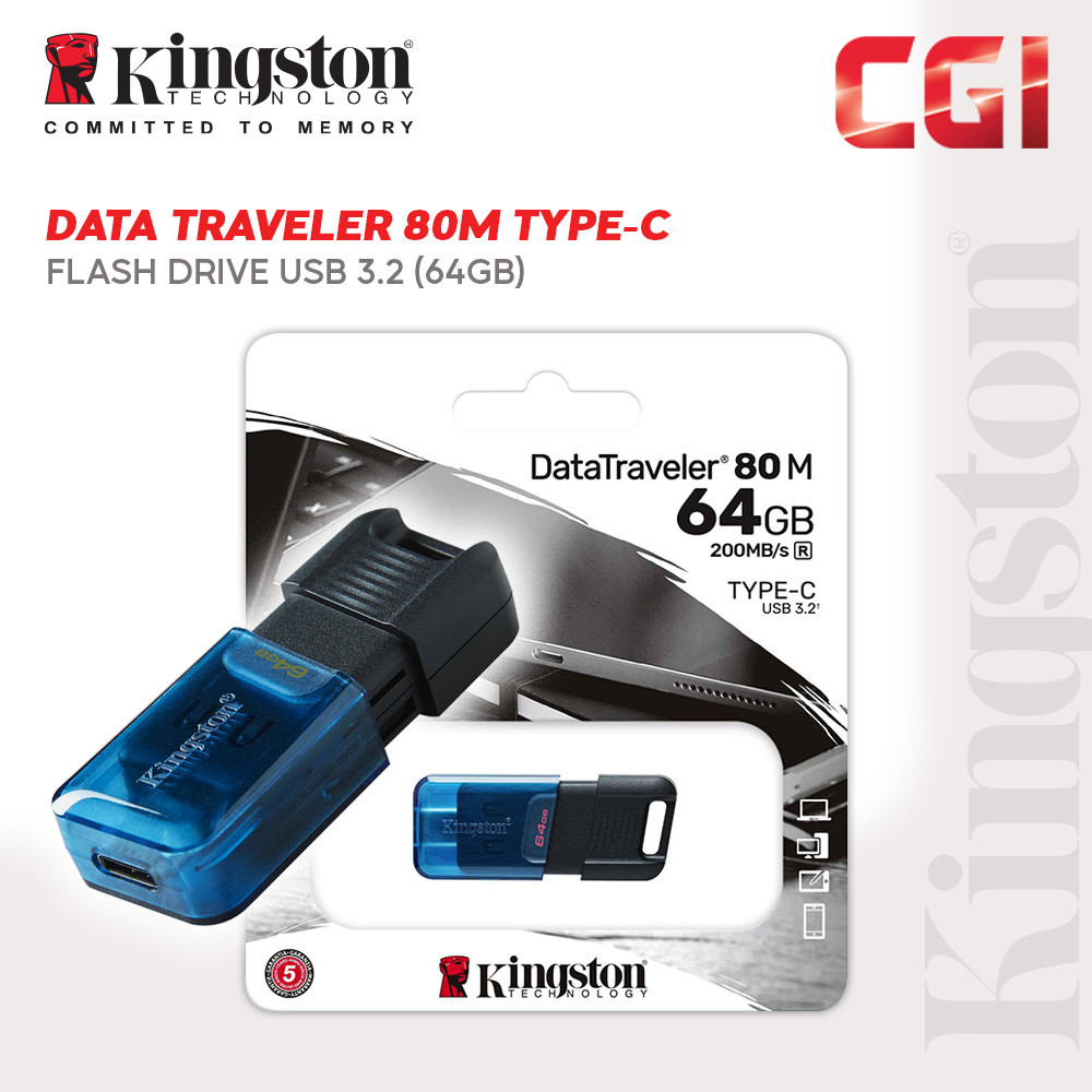 Kingston DataTraveler 80 M 200MB/s USB-C Flash Drive