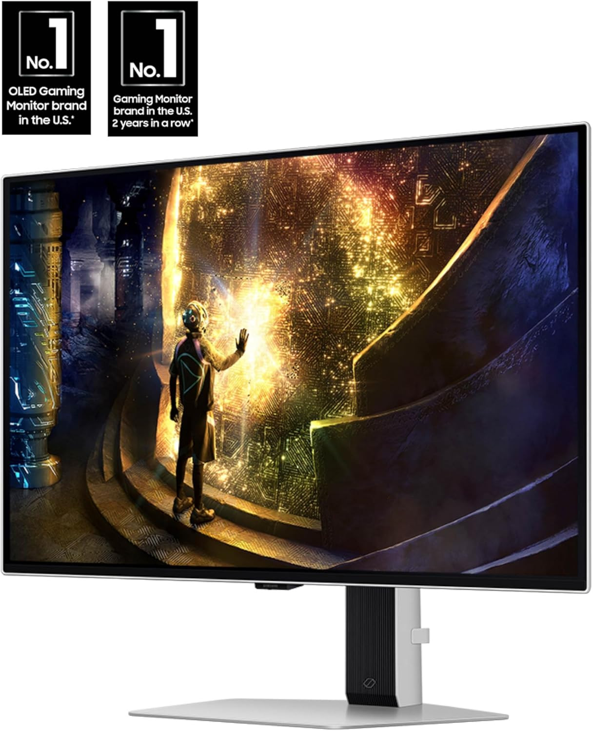 Samsung 27" Odyssey OLED G6 G61SD QHD HDR10+ Freesync Premium Pro 240Hz 0.03ms Ergonomic Gaming Monitor