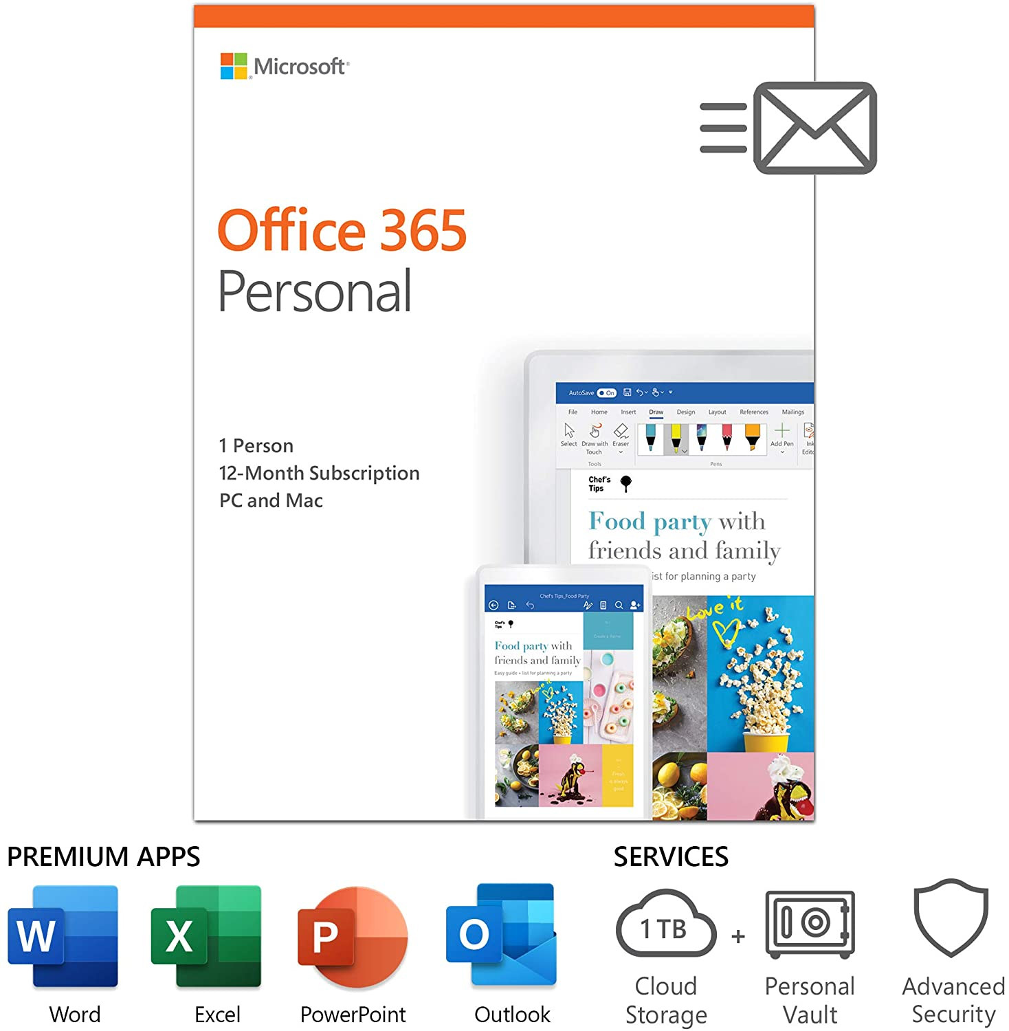 [Digital Version]Microsoft Office 365 Personal Pocket ESD - QQ2-00003
