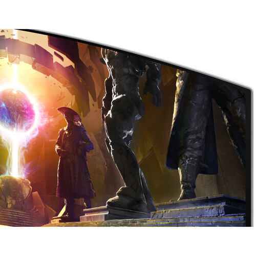 Samsung 34" LS34DG850SEXXS G8 G85SD Odyssey OLED Ultra WQHD HDR10+ Freesync G-Sync 175Hz 0.03ms Ergonomic Curved Smart Gaming Monitor