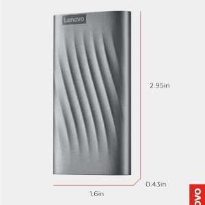 Lenovo PS6 1TB USB-C Lightweight Portable SSD - GXB1M24164