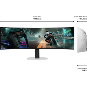 Samsung 49" LS49DG910SEXXS G9 G91SD Odyssey OLED DQHD HDR10+ Freesync Premium Pro 144Hz 0.03ms Ergonomic Curved Gaming Monitior