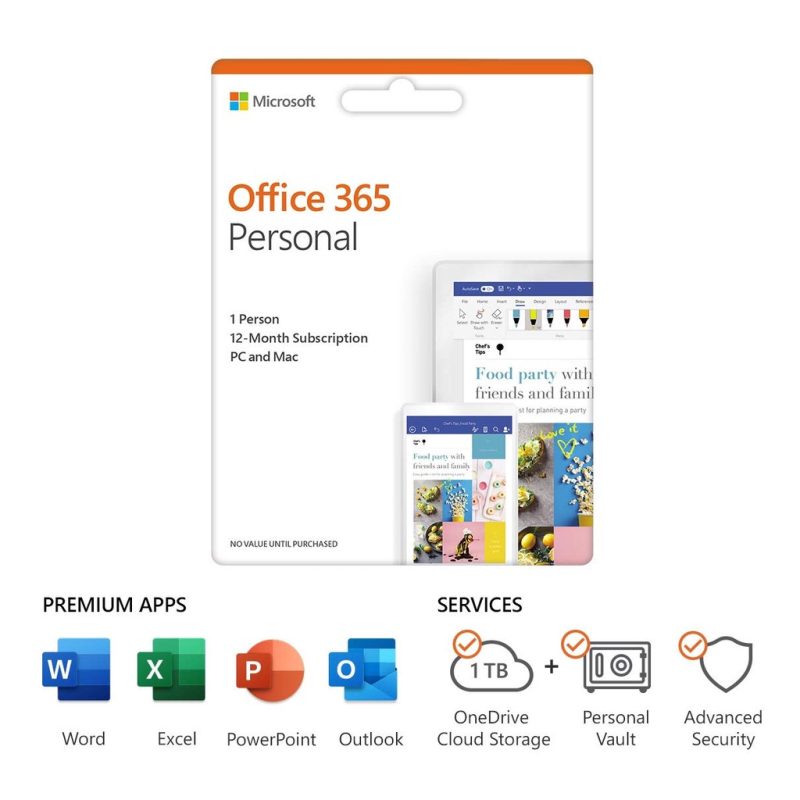 Microsoft Office 365 Personal Pocket ESD - QQ2-00003