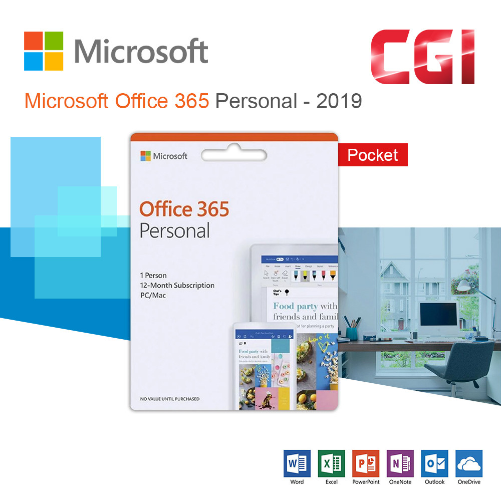 [Digital Version]Microsoft Office 365 Personal Pocket ESD - QQ2-00003