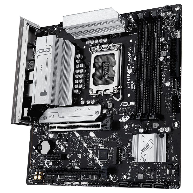 Asus Prime B860M-A-CSM 8666+ MT/s DDR5 PCIe 5.0 Windows 11 Aura Sync Motherboard