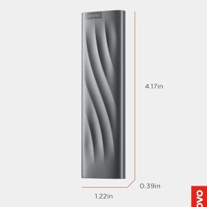 Lenovo PS8 512GB USB-C Lightweight Portable SSD - GXB1M24159